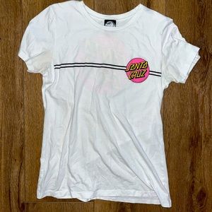 womens large Santa Cruz short sleeve tee